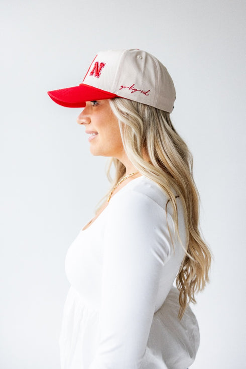 Nebraska Saturday Stretch Canvas Trucker Hat